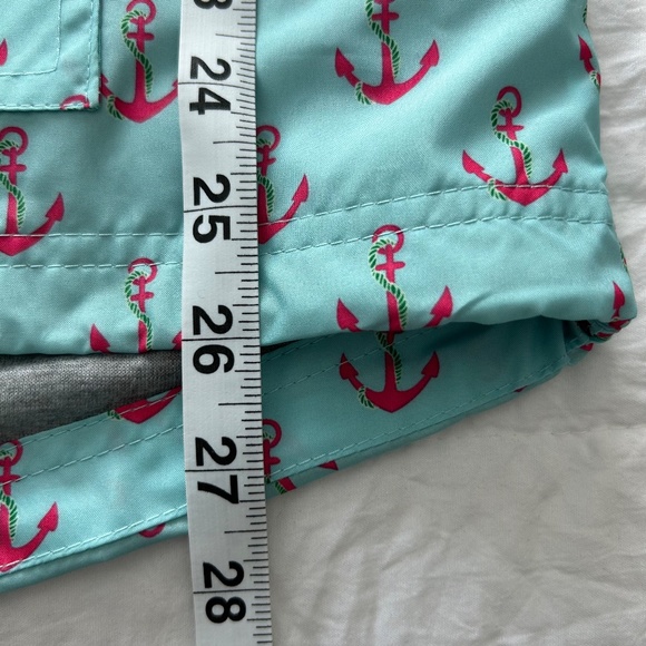 Hooded Charles River Chatham Anorak - Anchor Print - M - Picture 15 of 17